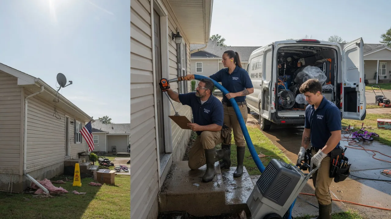 Ceiling Water Damage Restoration in Dola, OH near me